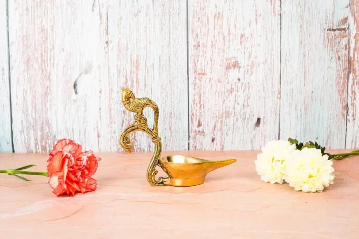 Divine brass diya - Image 2