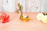 Divine brass diya