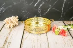 Gold brass tray