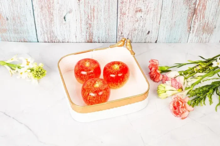 Metallic birds fruit tray - Image 5