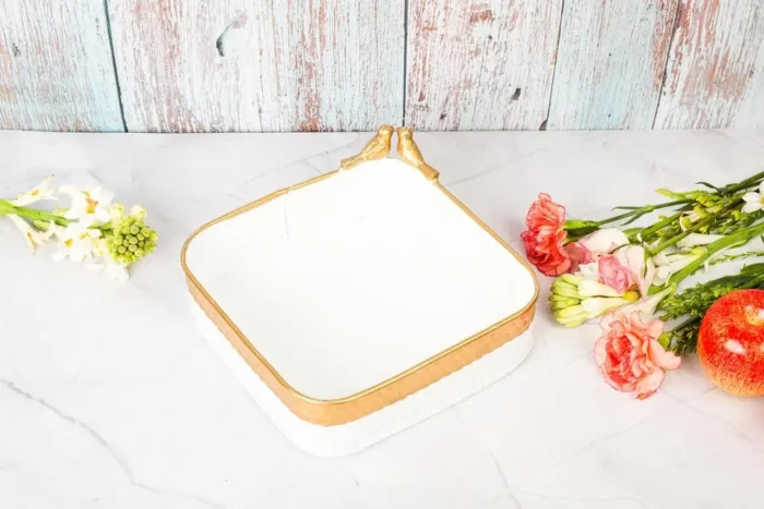 Metallic birds fruit tray - Image 3