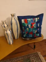 Geometric art cushion covers