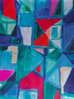 Geometric art cushion covers - Image 3