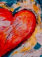 Ruby heart cushion covers - Image 4