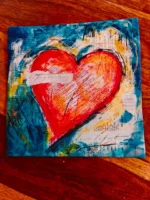 Ruby heart cushion covers - Image 2