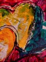 Lemon hearts cushion covers - Image 3