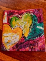 Lemon hearts cushion covers - Image 2