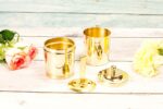 Glossy brass filter  coffee set - Image 3