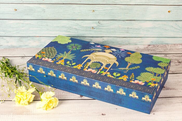 Peacock Wedding invite hamper - Image 4