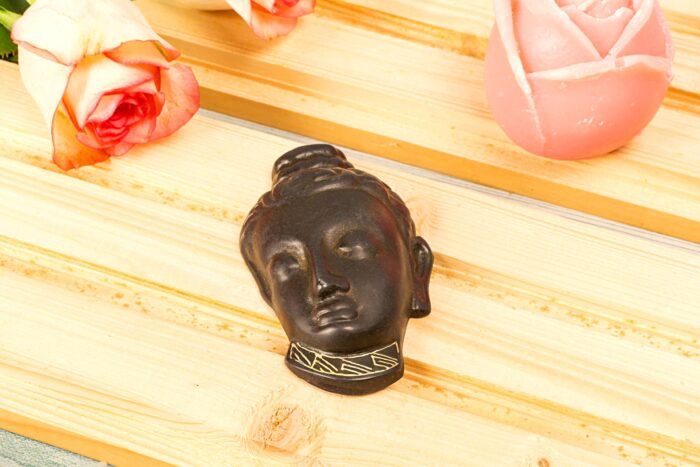 Ancient Bidri Buddha paper weight - Image 2