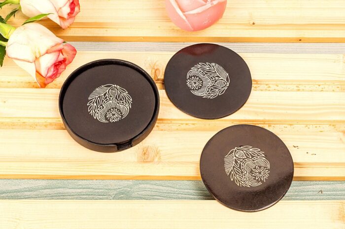 Ancient Bidri craft coasters - Image 4