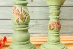 Decoupage candle holders - Image 3
