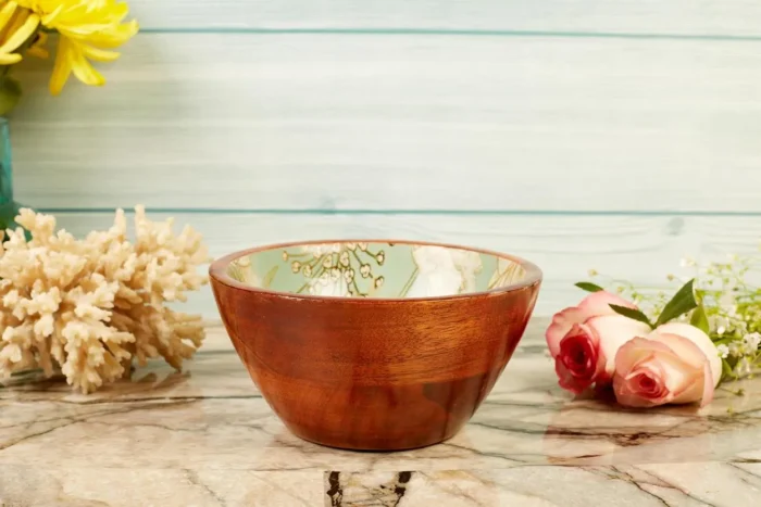 Tropical mango wood bowl - Image 2