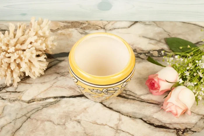 Sunshine yellow planter - Image 2