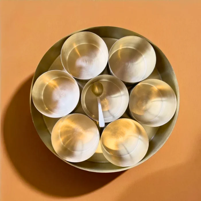 Brass Masala Box - Spice and Masala Storage Organizer | Handmade in India - Image 3
