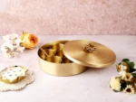 Brass Masala Box - Spice and Masala Storage Organizer | Handmade in India - Image 7